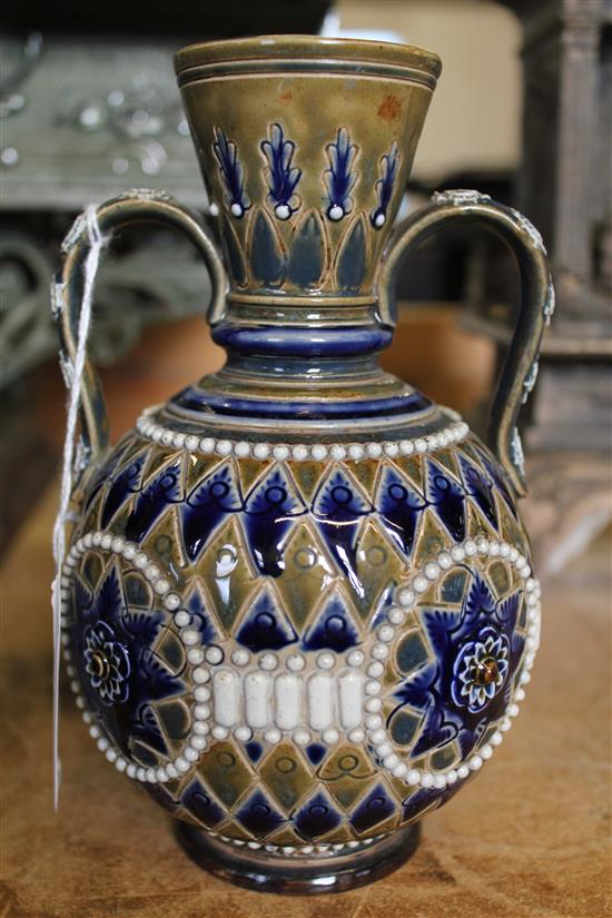 Doulton 2-handled vase